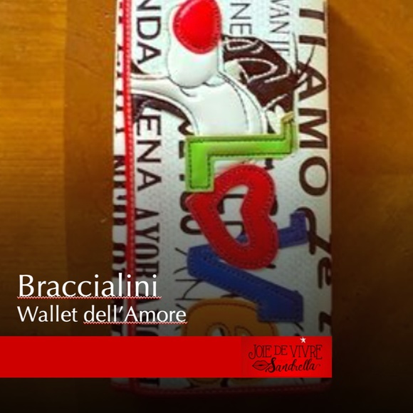 Braccialini Wallet dell’Amore - White + Multi Colo - Picture 1 of 8